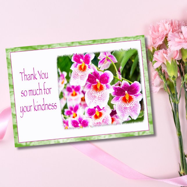 Tropical Orchid Appreciation Thank You  Card (Creator Uploaded)