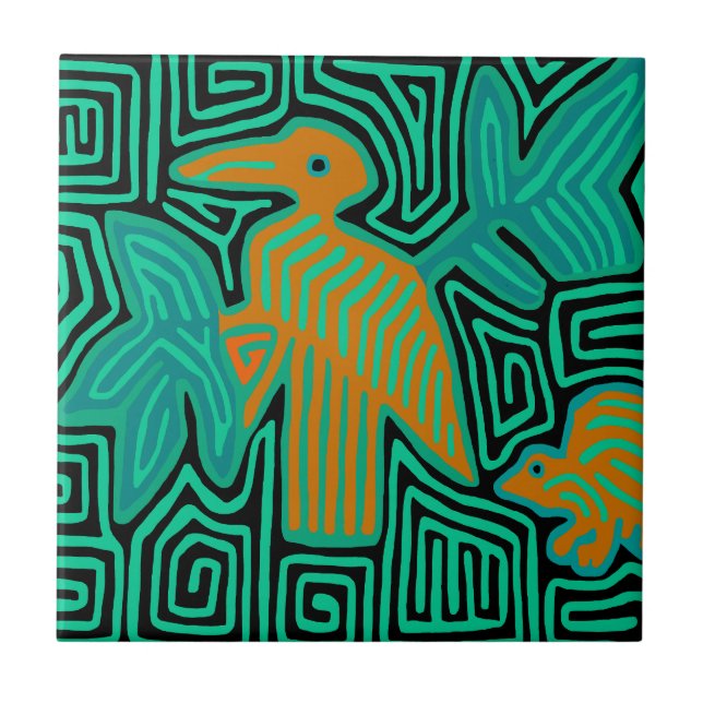 Tropical Pajaro Tile (Front)