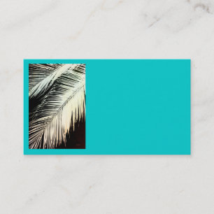 tropical palm business card template photo arttr
