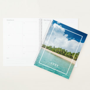 Tropical Palm Fringed Beach Planner