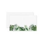 Tropical Palm Leaf Flat Place Cards