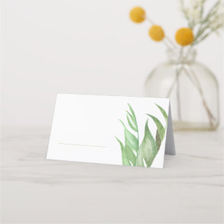 Tropical Palm Leaf Place Cards