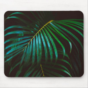Tropical Palm Leaf Relaxing Green Calming Mouse Mat