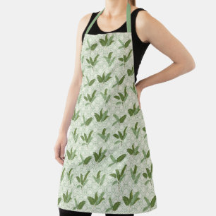 Tropical Palm Leaves Apron