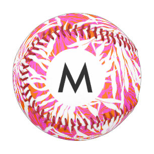 Tropical Palm Leaves Baseball