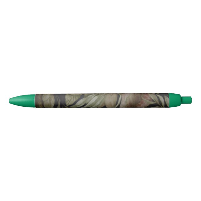 TROPICAL PALM LEAVES BLACK INK PEN (Front)