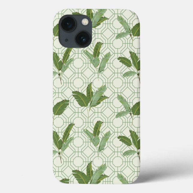 Tropical Palm Leaves Case-Mate iPhone Case (Back)