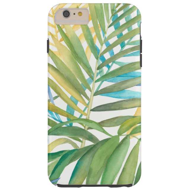Tropical Palm Leaves Case-Mate iPhone Case (Back)