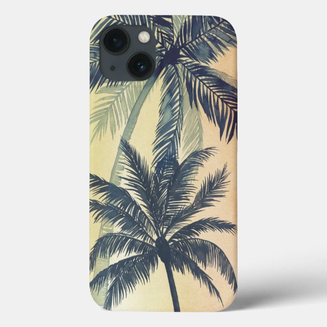 Tropical Palm Leaves Case-Mate iPhone Case (Back)