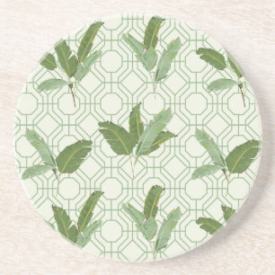 Tropical Palm Leaves Coaster