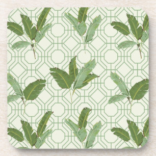 Tropical Palm Leaves Coaster