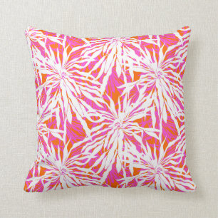 Tropical Palm Leaves Cushion
