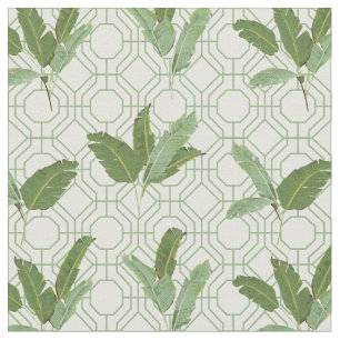 Tropical Palm Leaves Fabric