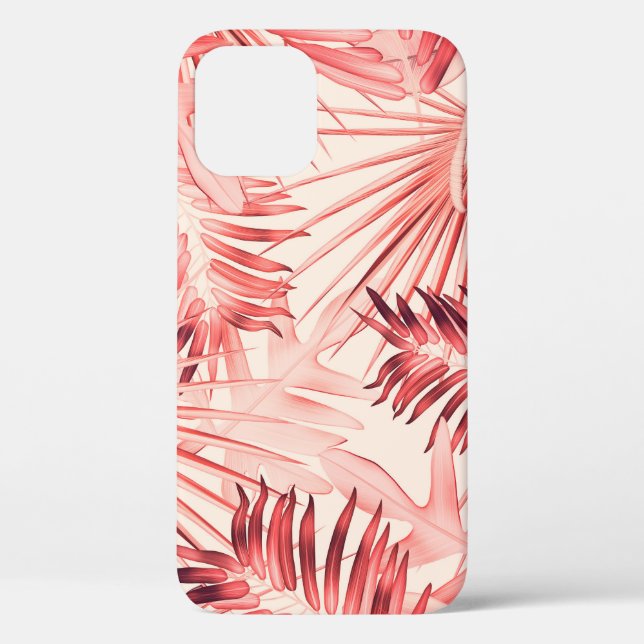 Tropical Palm Leaves, Hawaiian Stylish Pattern. Case-Mate iPhone Case (Back)