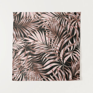 Tropical palm leaves, jungle. Vintage floral patte Tapestry