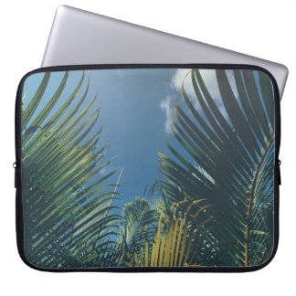 TROPICAL PALM LEAVES LAPTOP SLEEVE