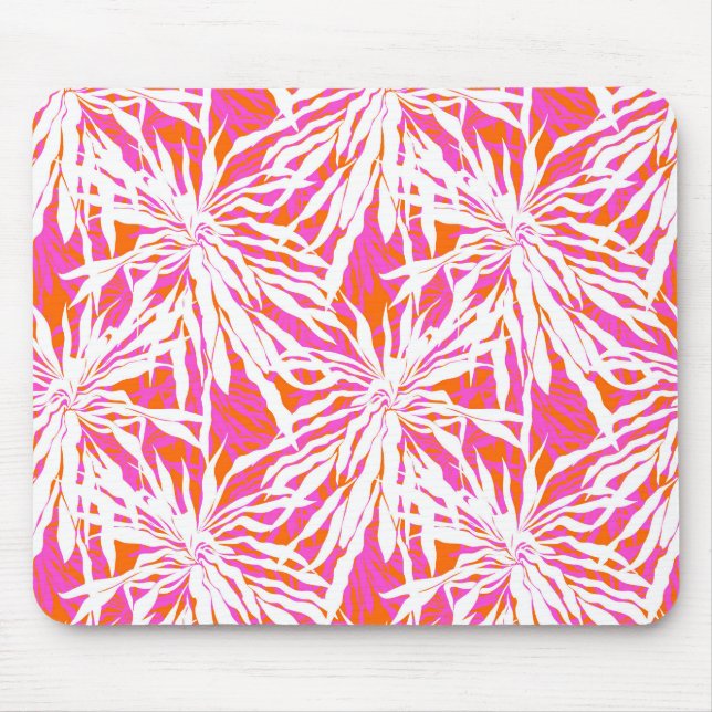 Tropical Palm Leaves Mouse Mat (Front)