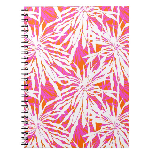 Tropical Palm Leaves Notebook (Front)