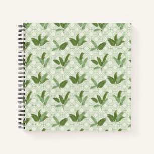 Tropical Palm Leaves Notebook