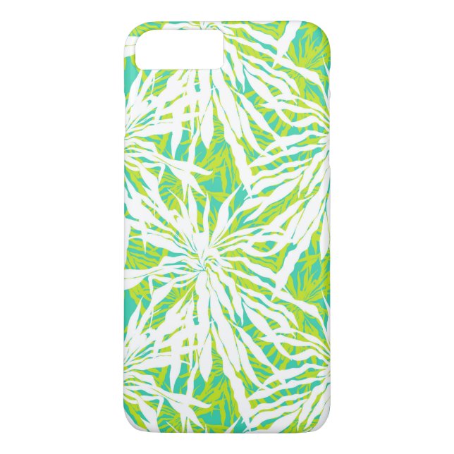 Tropical Palm Leaves Pattern Case-Mate iPhone Case (Back)