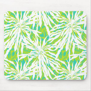 Tropical Palm Leaves Pattern Mouse Mat