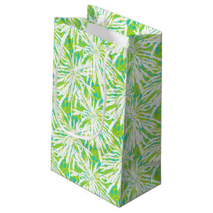 Tropical Palm Leaves Pattern Small Gift Bag