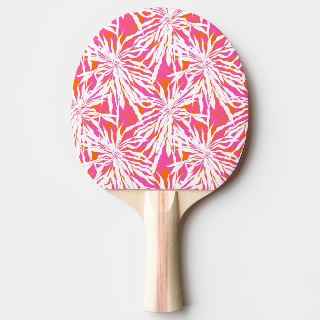 Tropical Palm Leaves Ping Pong Paddle (Front)