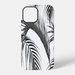 Tropical palm leaves, seamless jungle. iPhone 12 case