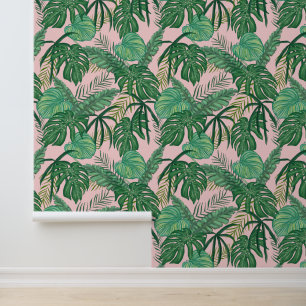 Tropical Palm Leaves Wallpaper