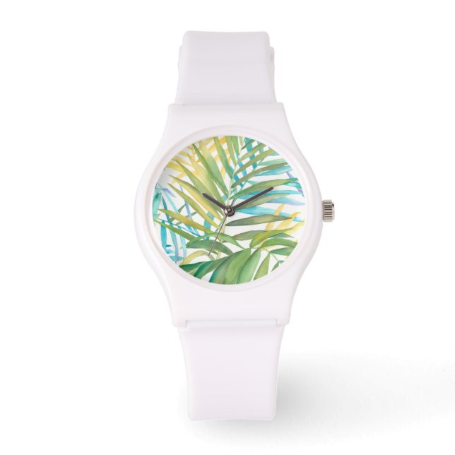 Tropical Palm Leaves Watch (Front)