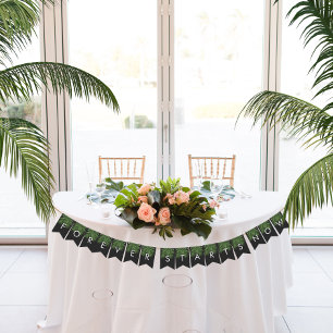 Tropical Palm Night Sky Forever Starts Now Bunting