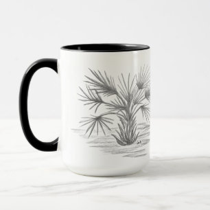 Tropical Palm plants in the south Mug