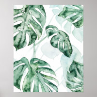 Tropical Palm Split Leaf