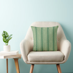 Tropical Palm Stripes Cushion