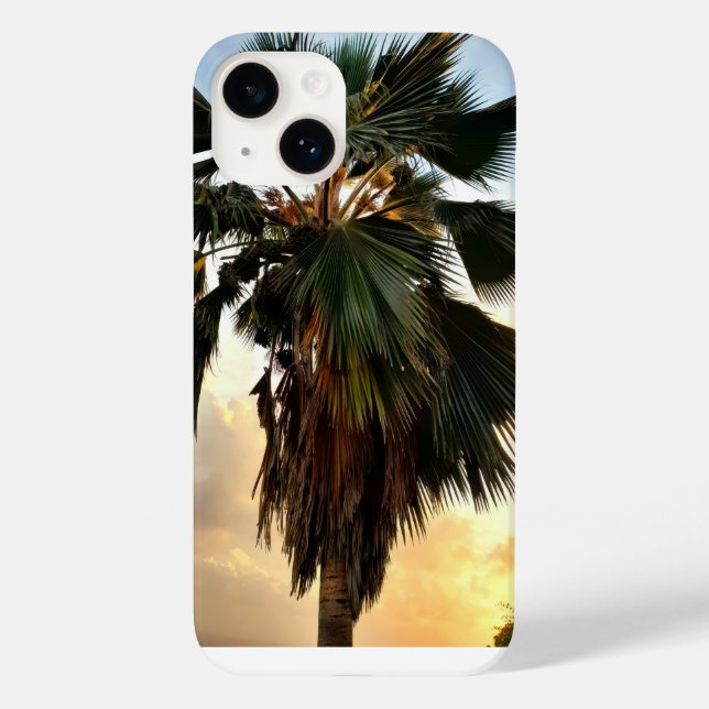 Tropical Palm Sunset – iPhone/iPad Case (Back)
