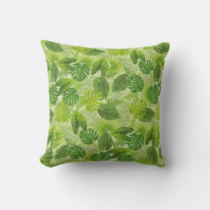 Tropical Palm Throw Pillow