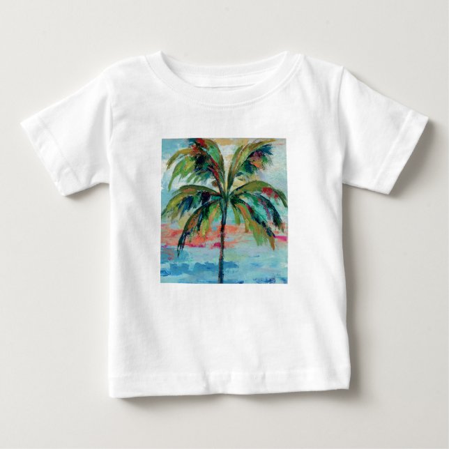 Tropical | Palm Tree Baby T-Shirt (Front)