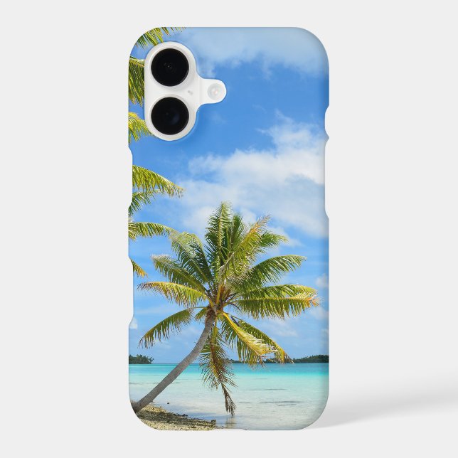 Tropical palm tree beach (Back)
