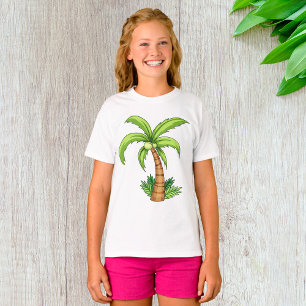Tropical Palm Tree Beach and Island Vibes  T-Shirt
