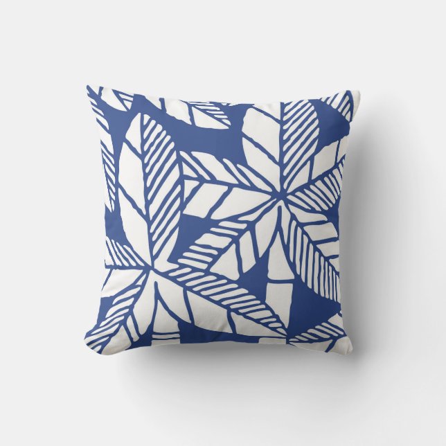 Tropical Palm Tree Beach Cushion (Front)
