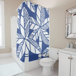 Tropical Palm Tree Beach Shower Curtain