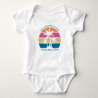 Tropical Palm Tree Beach Trip Sunset Cute Custom