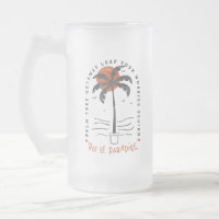 Tropical Palm Tree Beach Vibes Summer Sun Retro