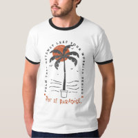 Tropical Palm Tree Beach Vibes Summer Sun Retro