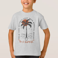 Tropical Palm Tree Beach Vibes Summer Sun Retro