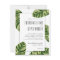 Tropical Palm Tree Beach Wedding Invitation