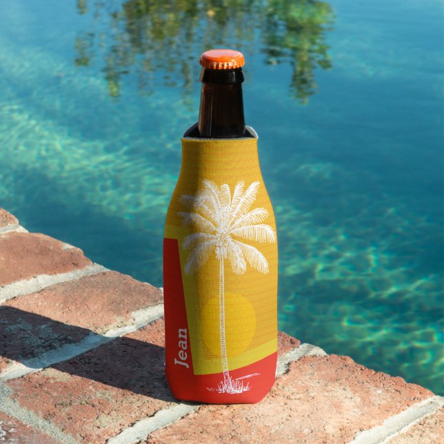 Tropical Palm Tree Bottle Cooler (In Situ Pool)