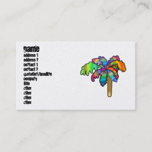 Tropical Palm Tree Business Card