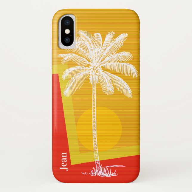 Tropical Palm Tree  Case-Mate iPhone Case (Back)