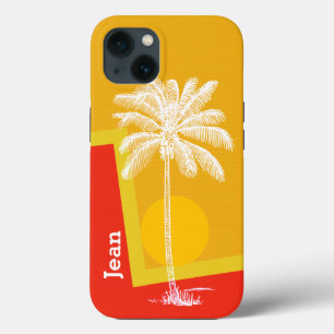 Tropical Palm Tree iPhone 13 Case